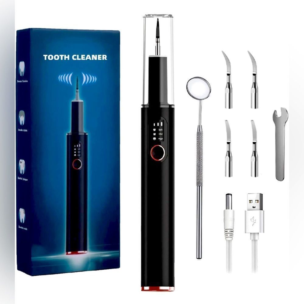 Plaque Remover for Teeth, Electric Teeth Cleaning Kit